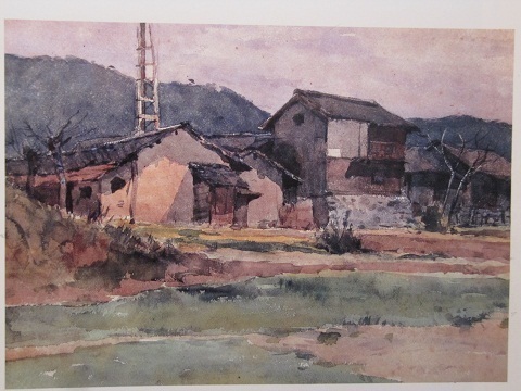 浅井忠「飛騨高山」・描いて学ぶ: よしあき・ギャラリー